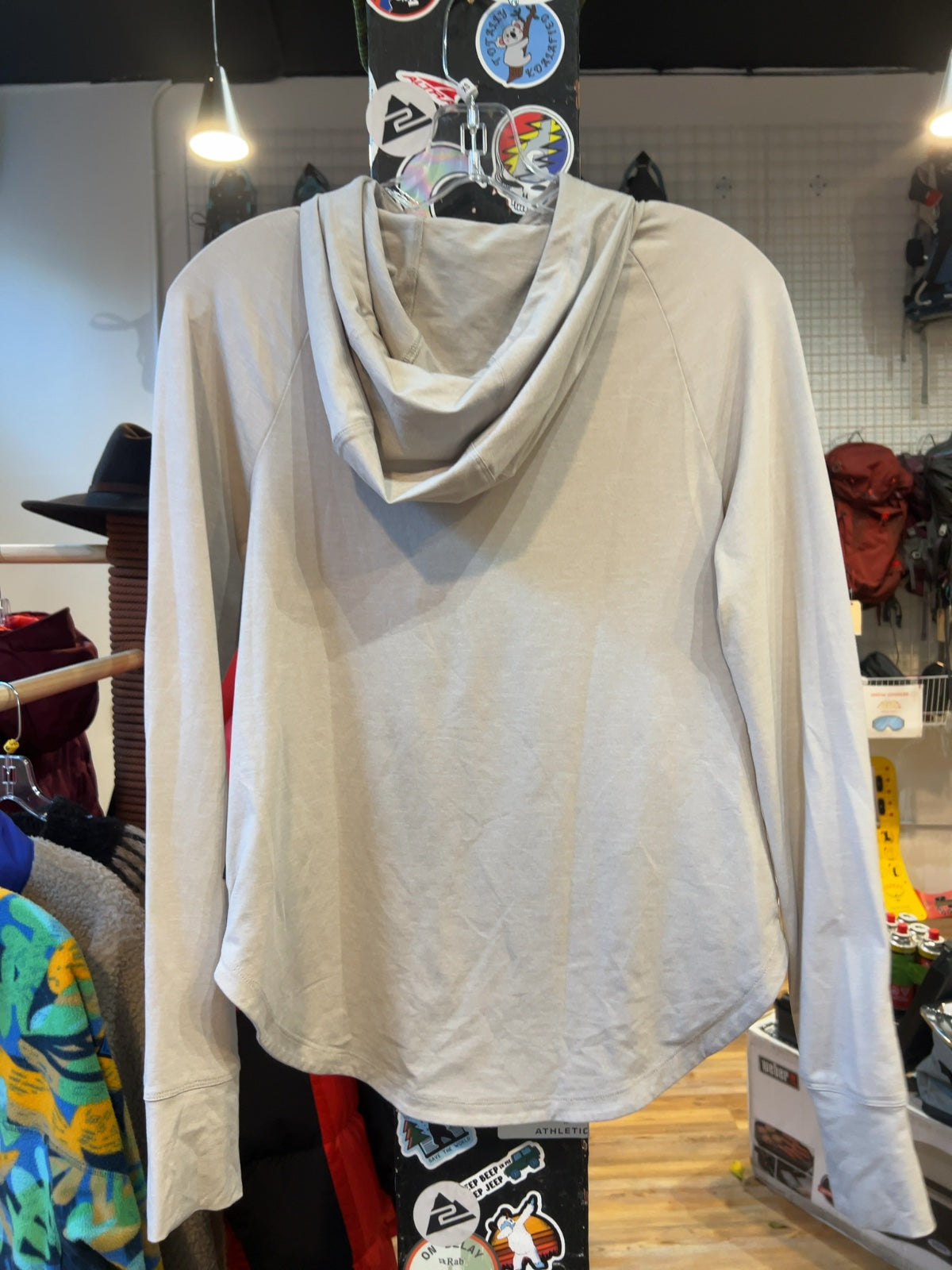 REI Co-op Women's Sun Hoody Light Gray Good XS