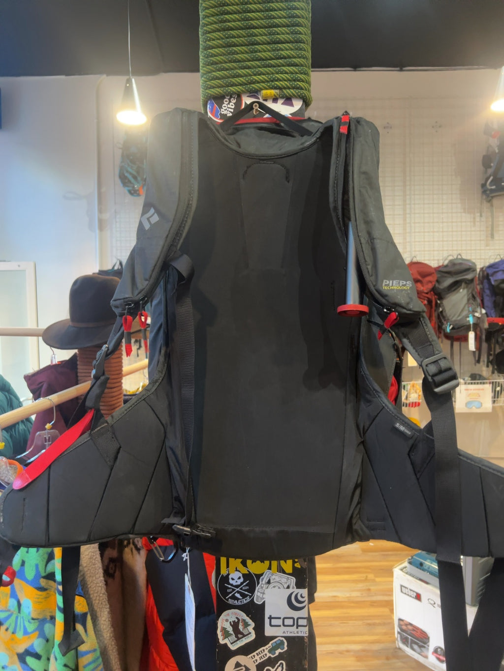 Black Diamond Jetforce Pro 35 Avalanche Airbag Pack Red Good S/M