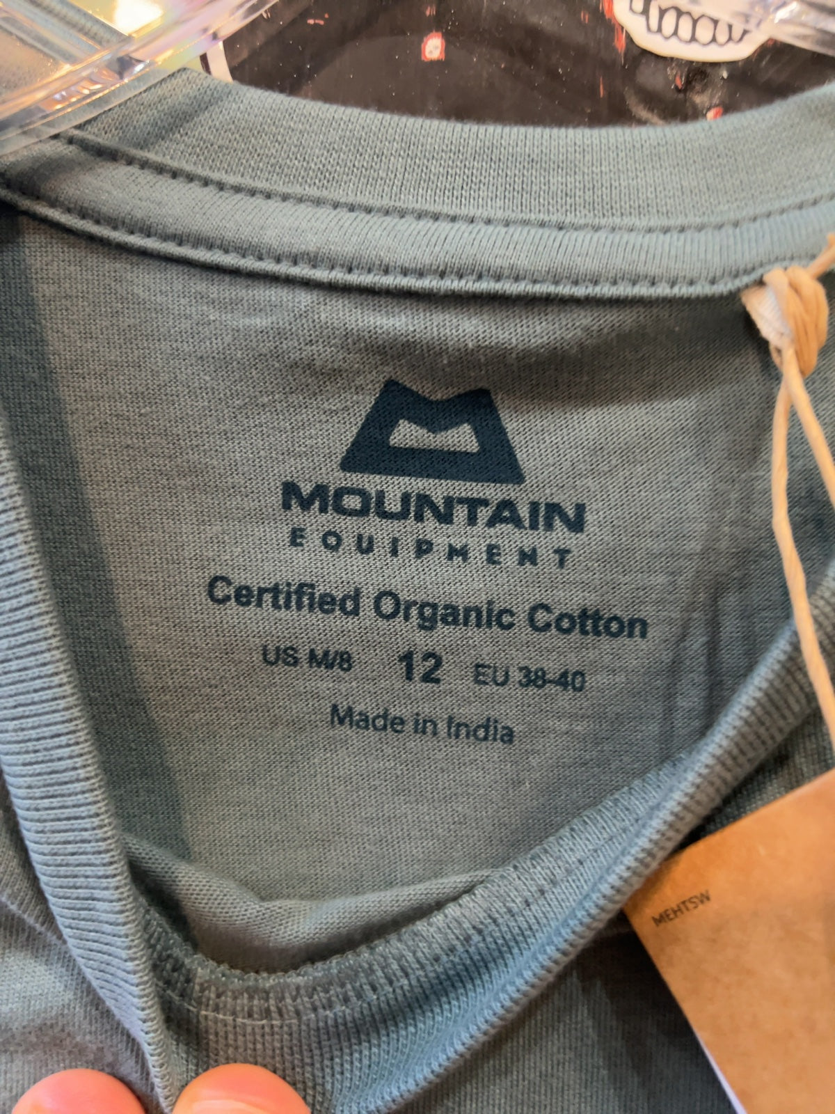 Mountain Equipment Podus Graphic T-Shirt Goblin Blue New With Tags M