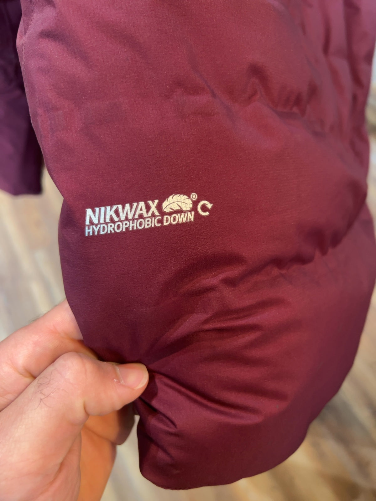 Rab Valiance Waterproof Down Jacket Burgundy Fair M