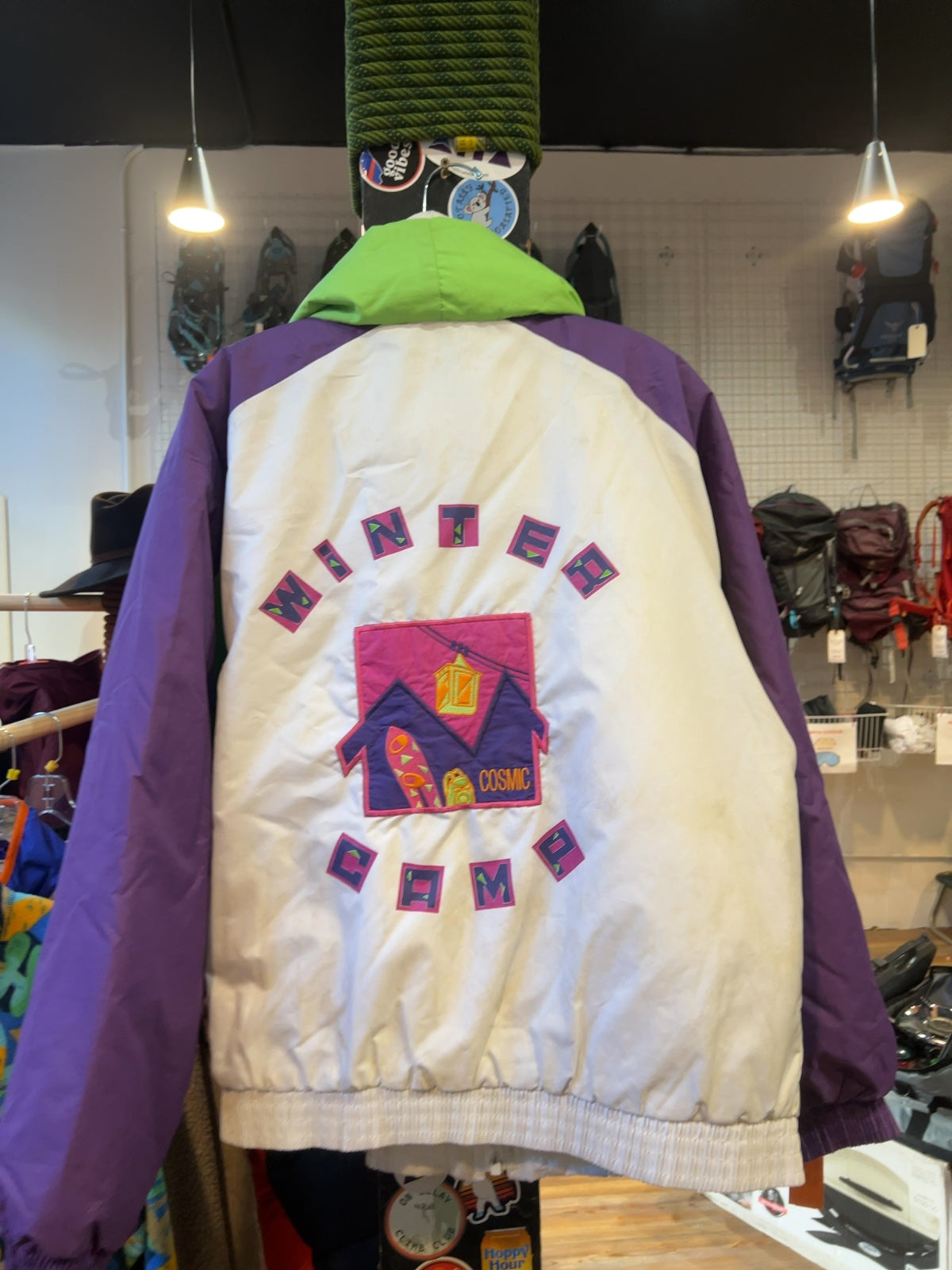 Cosmic Retro Winter Camp Ski Jacket Good S