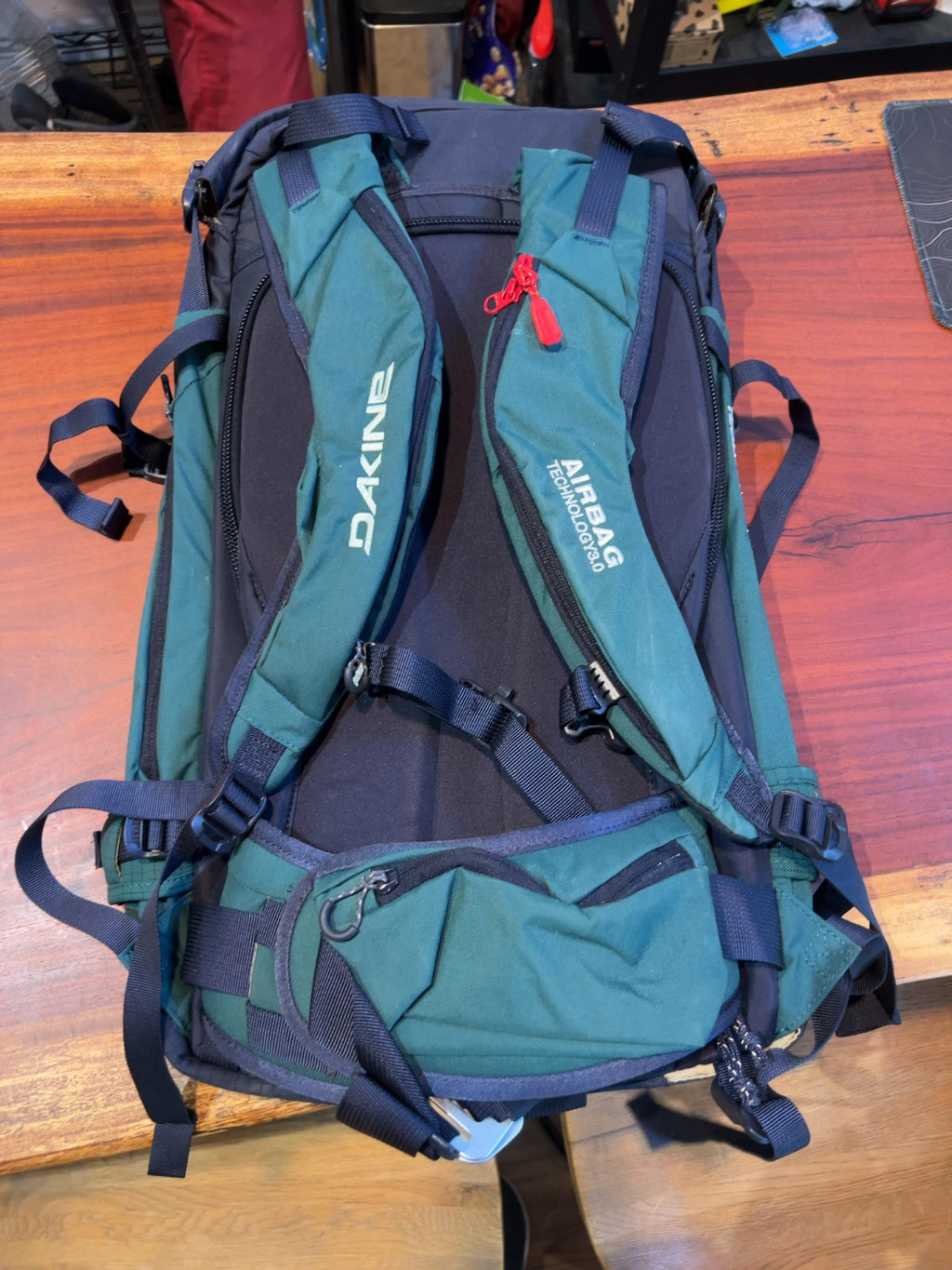 Dakine Poacher RAS 32L Avalanche Backpack w/ Mammut Airbag & Cartridge Good
