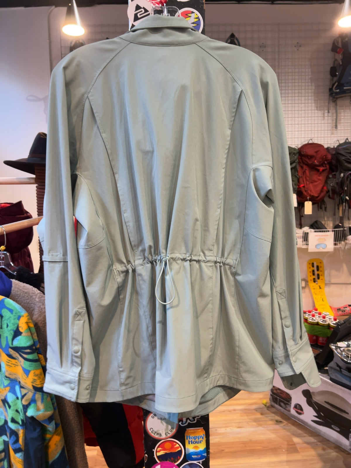 Duluth Trading Co Sol Survivor Shirt Jacket Green Women's L