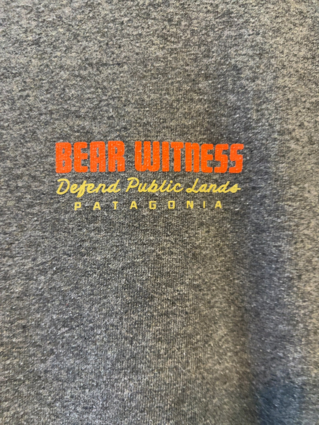 Patagonia Bear Witness Long Sleeve Graphic T-Shirt - Good - S