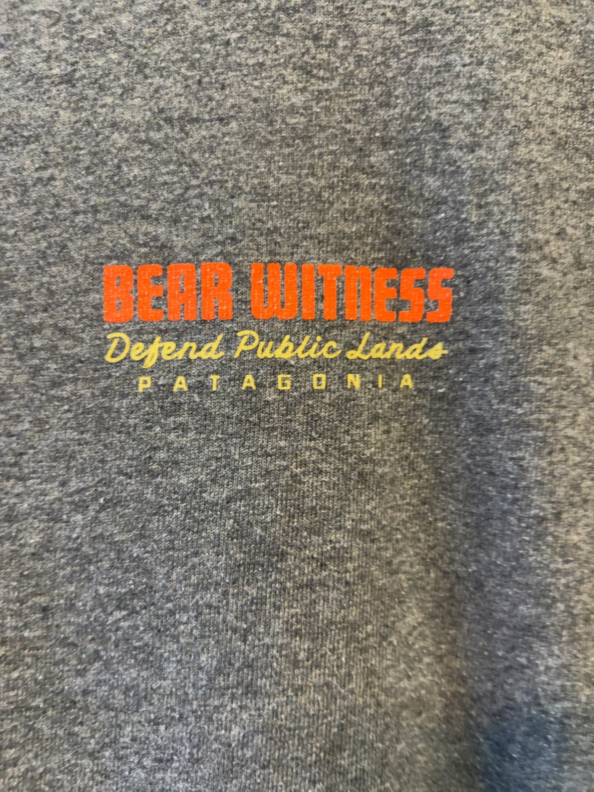 Patagonia Bear Witness Long Sleeve Graphic T-Shirt - Good - S
