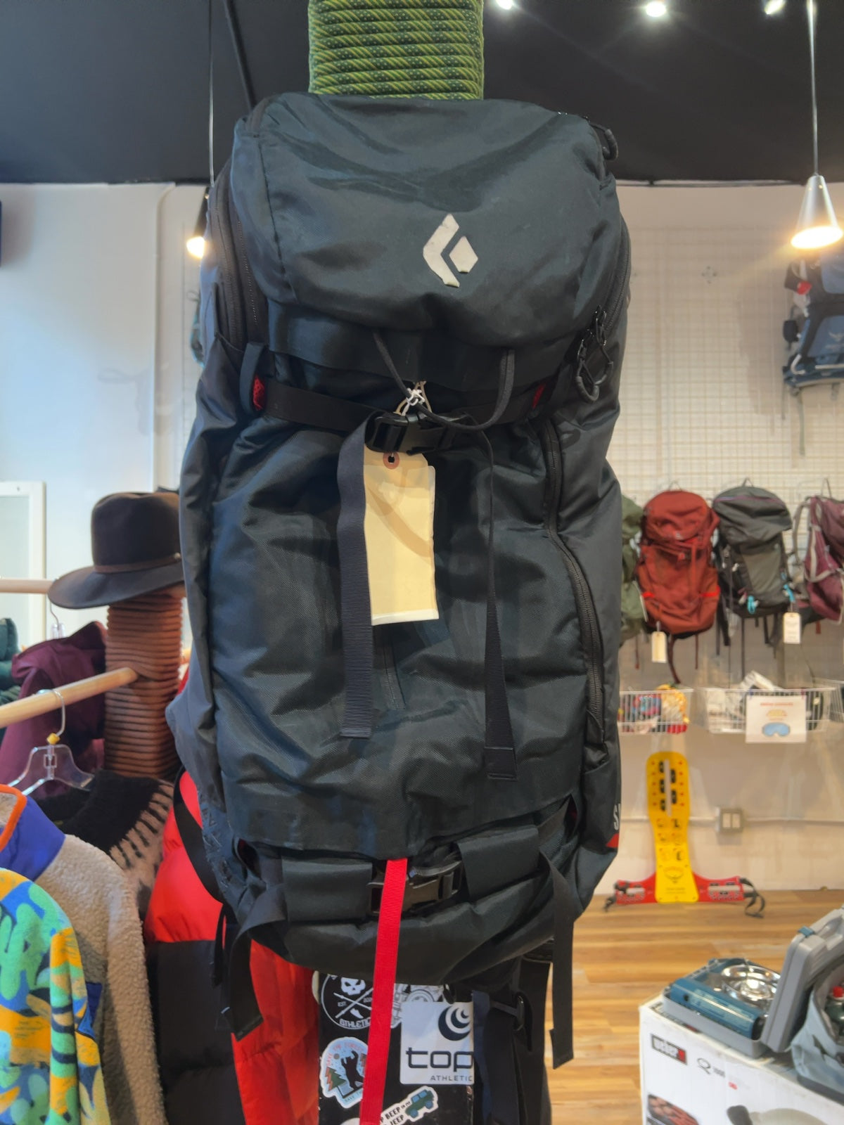Black Diamond Saga 40 JetForce Avalanche Airbag Backpack Good