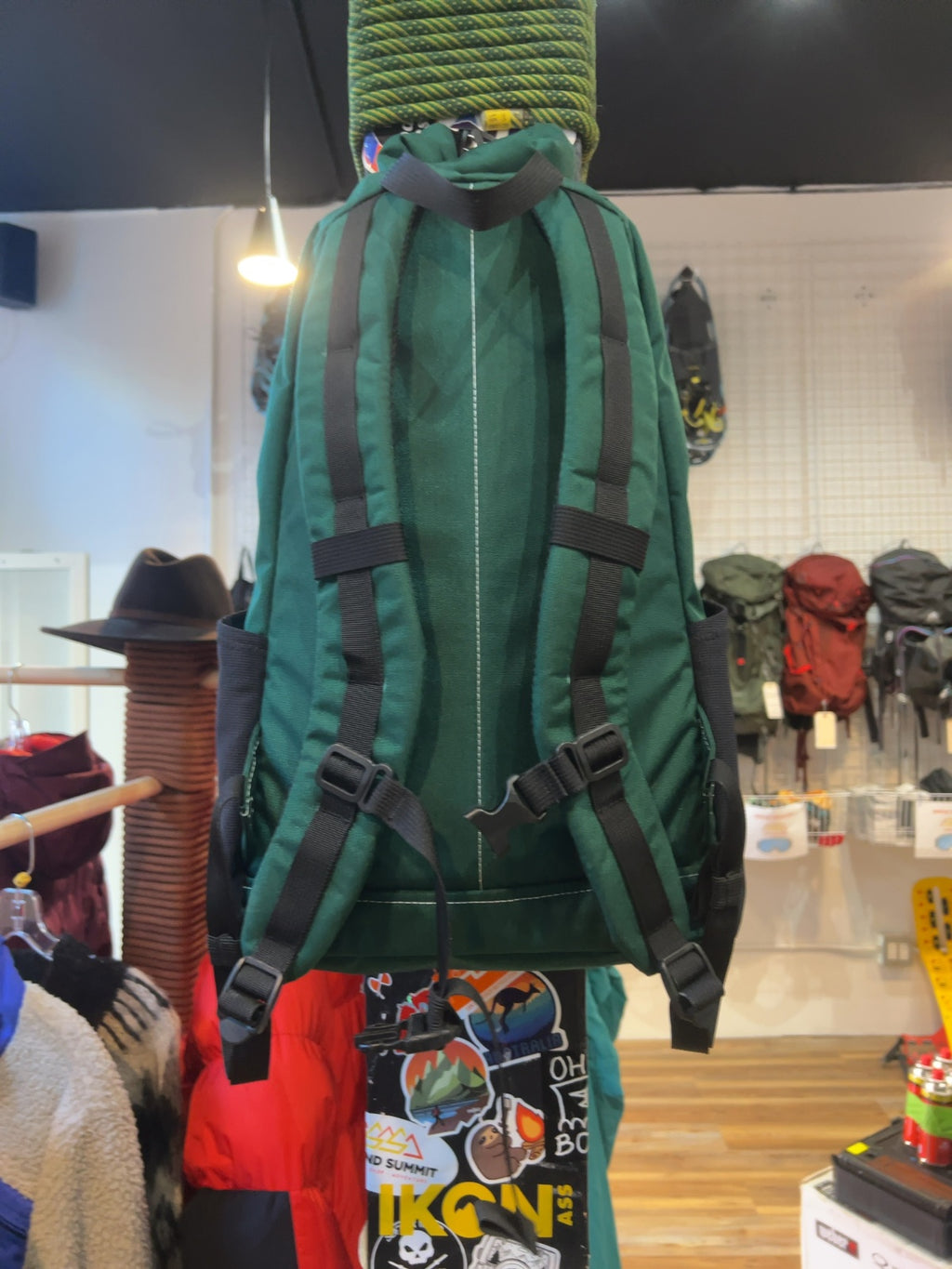 Cracked Asphalt Studio Hybrid Backpack Green New