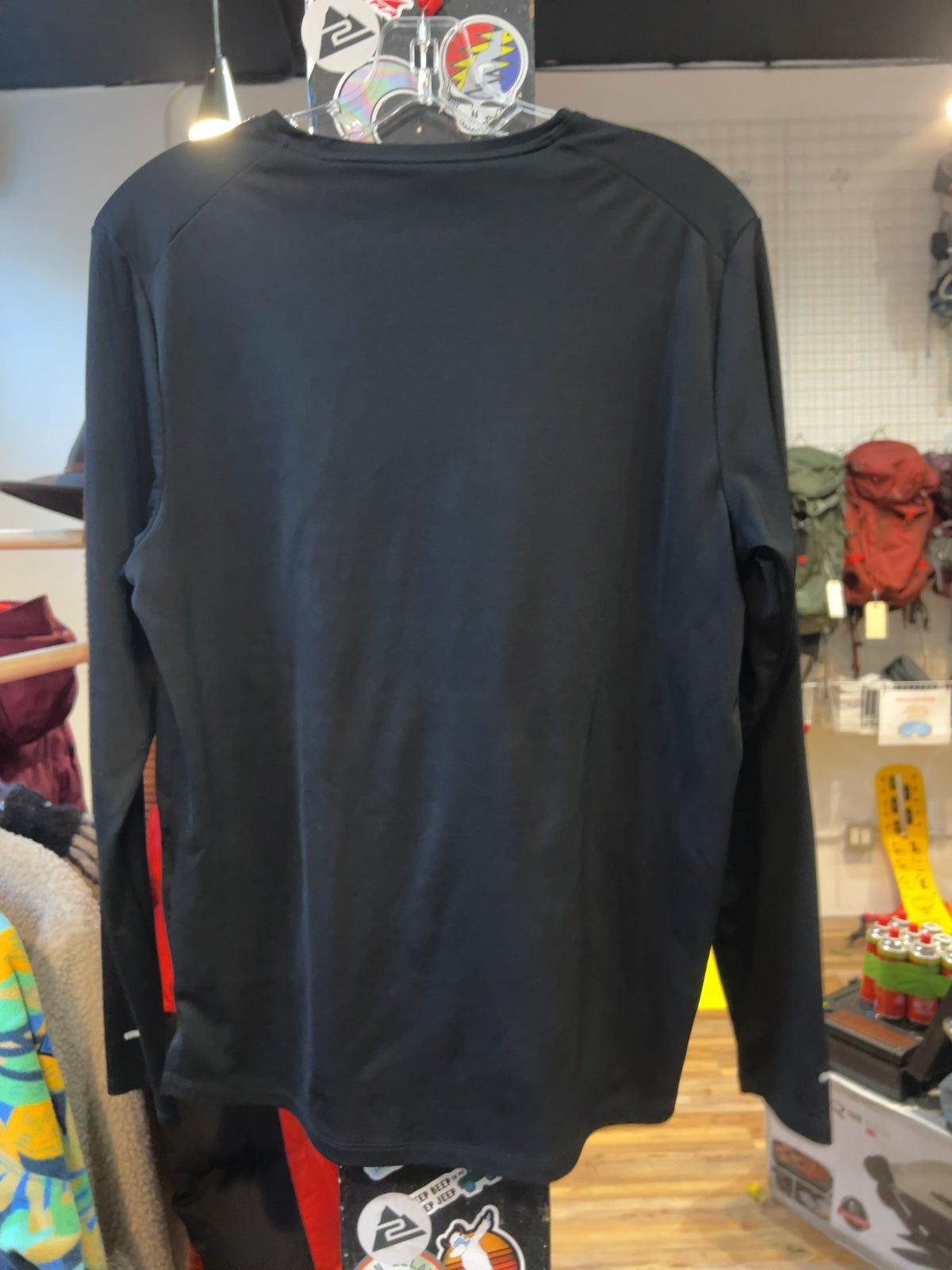 Nike Dri-FIT Running Long Sleeve Shirt Black Good L
