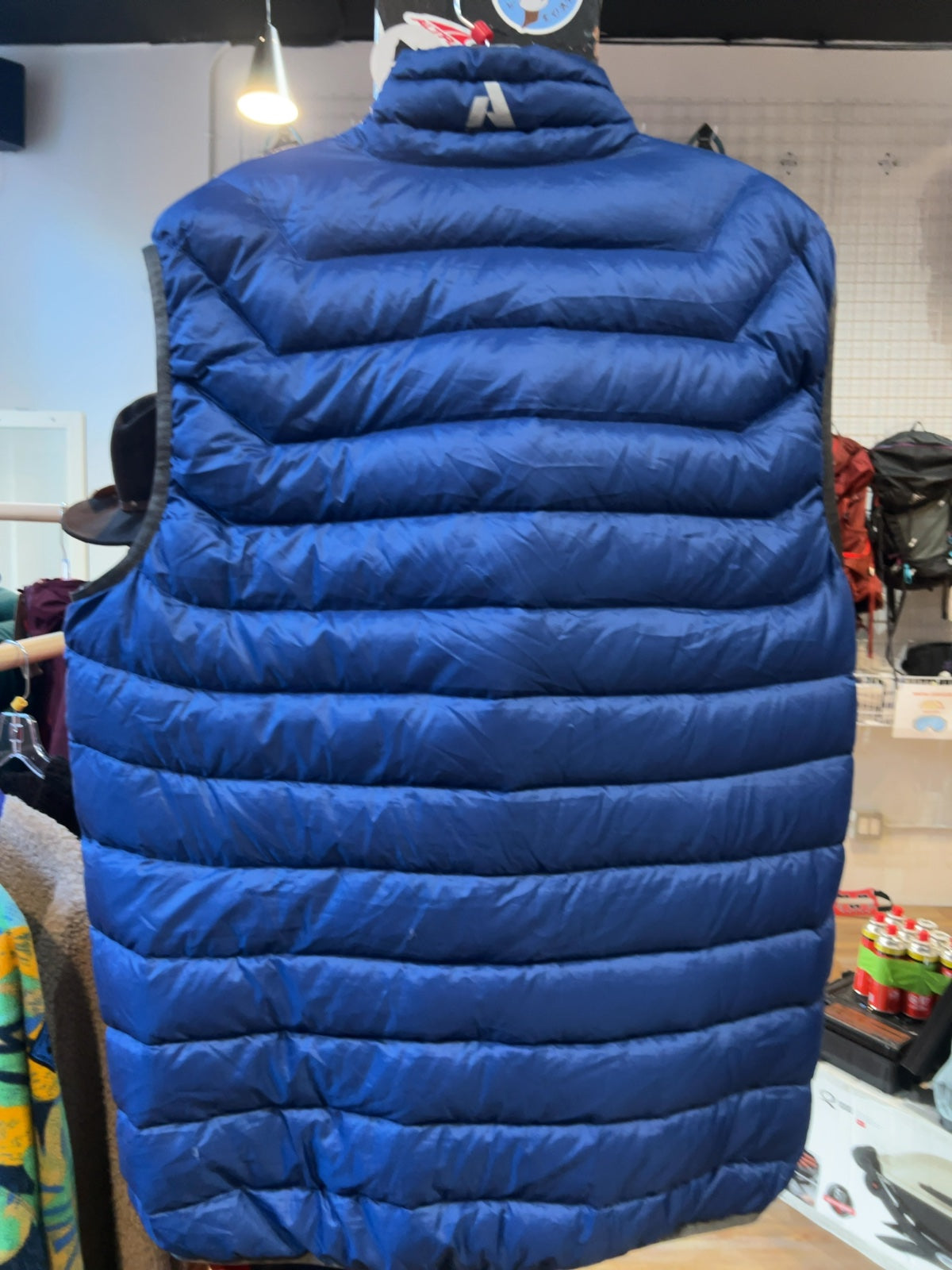 Eddie Bauer First Ascent Down Vest Blue Good L