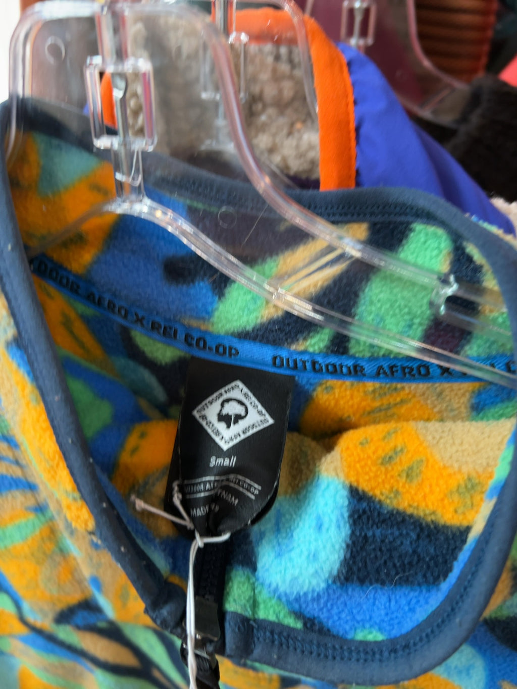 REI Co-op x Outdoor Afro Fleece Pullover Floral Good S