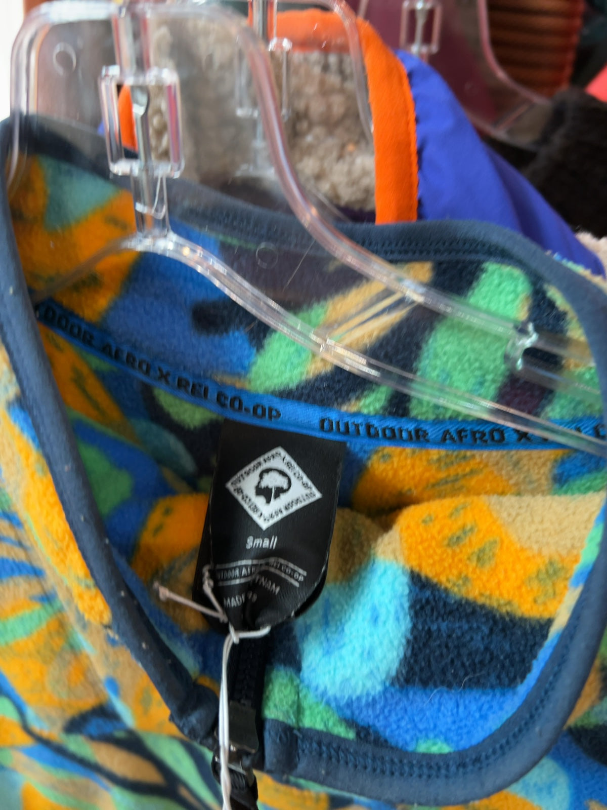 REI Co-op x Outdoor Afro Fleece Pullover Floral Good S
