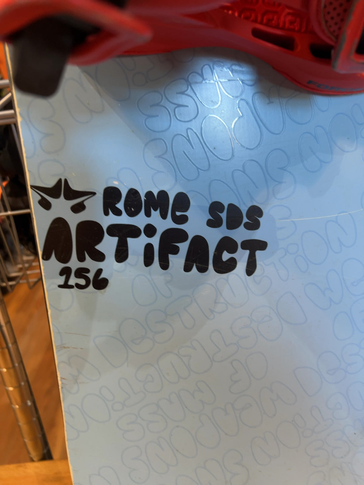 Rome SDS Artifact Snowboard With Bindings 156cm Good