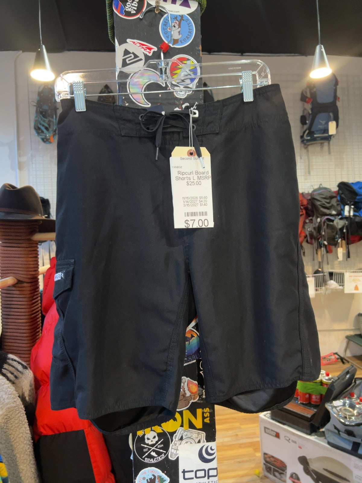 Rip Curl Board Shorts Black Good L