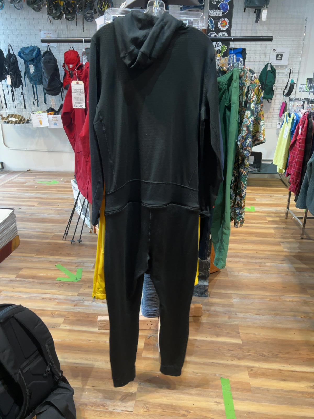 Patagonia Capilene Thermal Weight One-Piece Suit Black Good XL