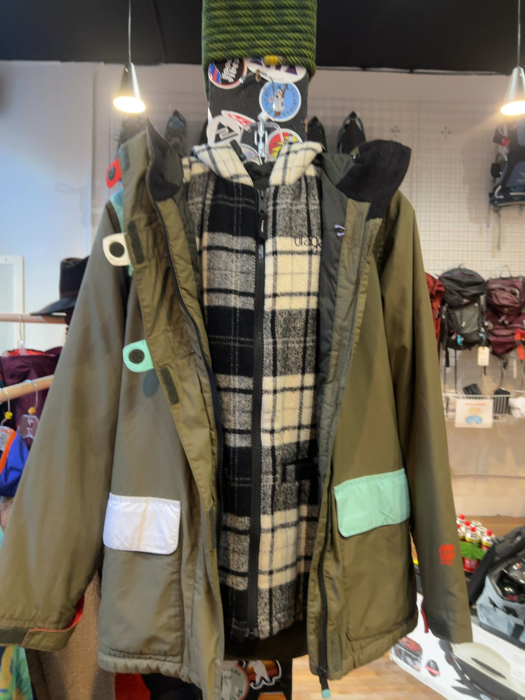 Orage 3 In 1 Snow Jacket Olive Green Women's XS