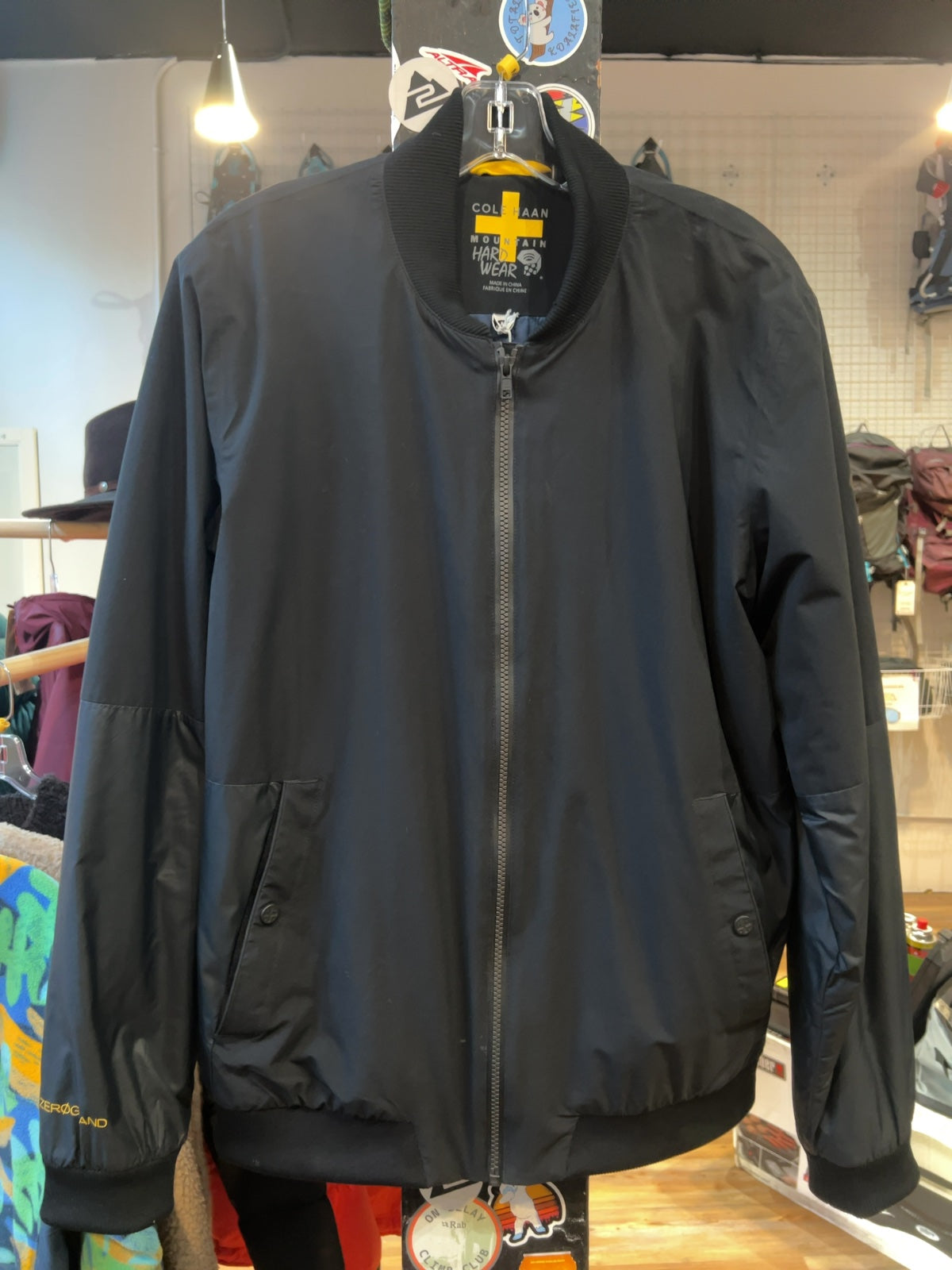Mountain Hardwear x Cole Haan ZerøGrand Bomber Jacket Black M
