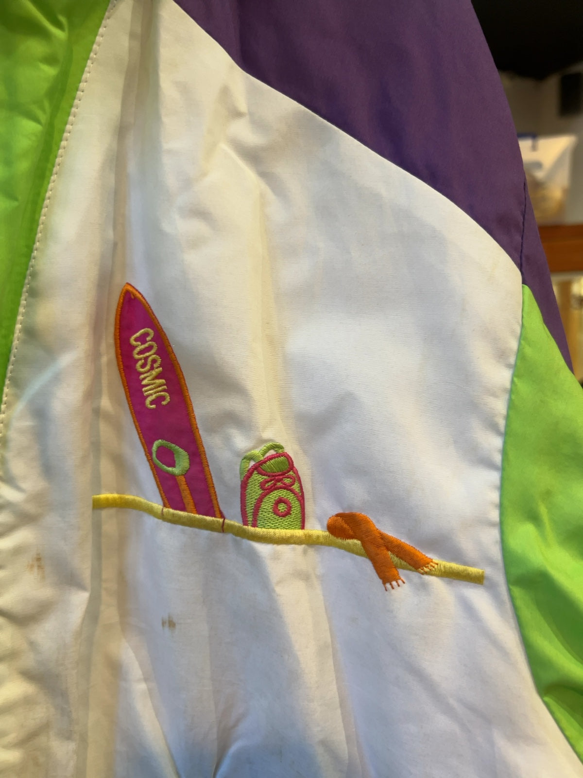 Cosmic Retro Winter Camp Ski Jacket Good S