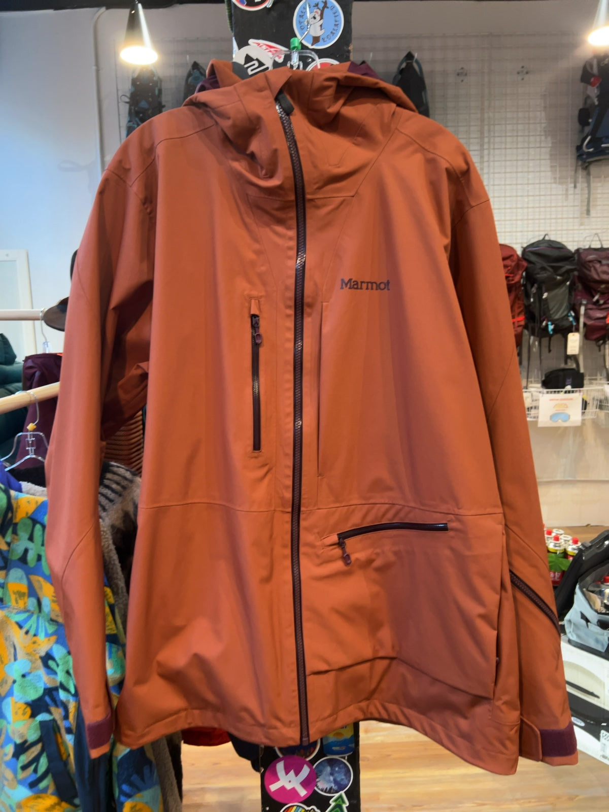 Marmot Refuge Shell Snow Jacket Terracotta New XL