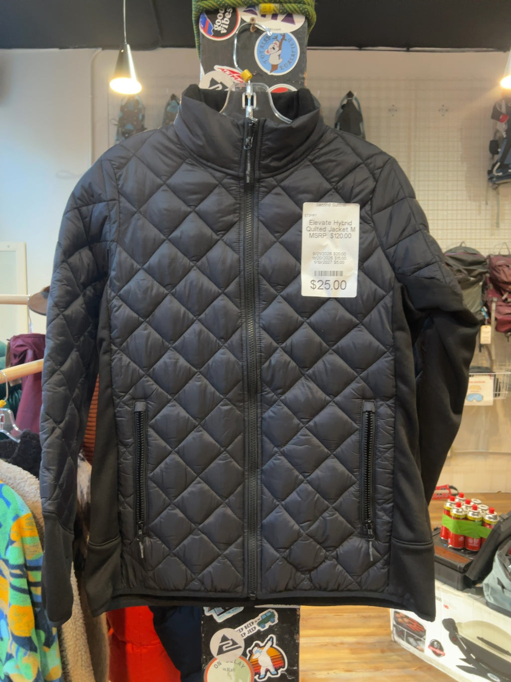 Elevate Hybrid Quilted Jacket Good M