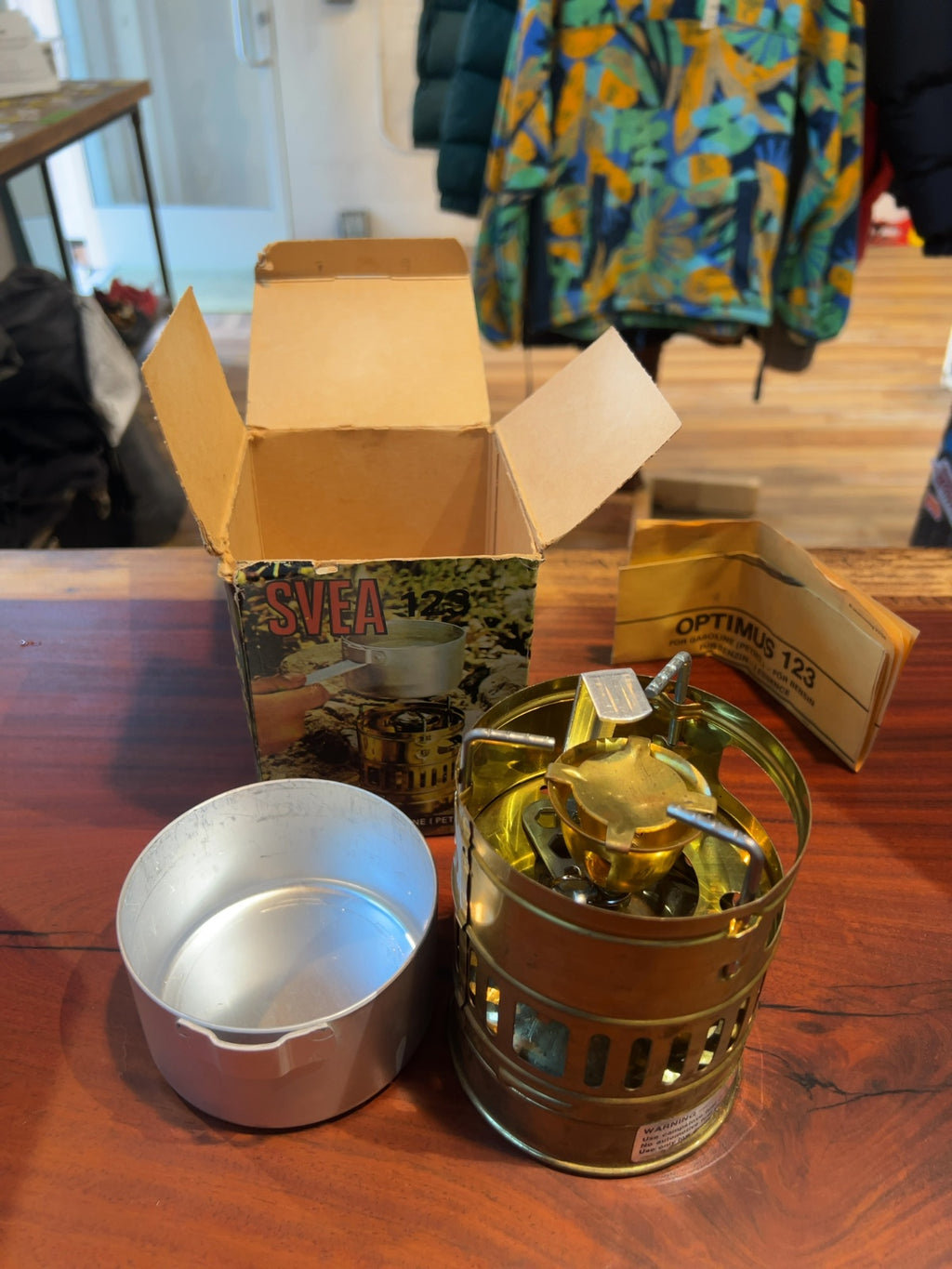 Optimus Svea 123 Vintage Backpacking Stove New In Box