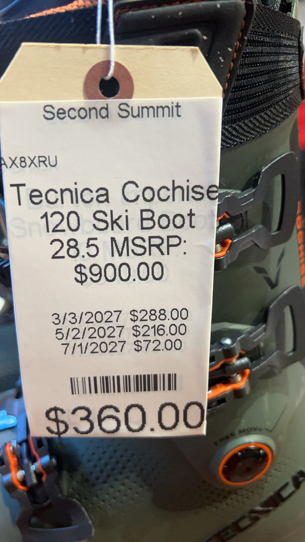 Tecnica Cochise 120 DYN Ski Boots Good 28.5
