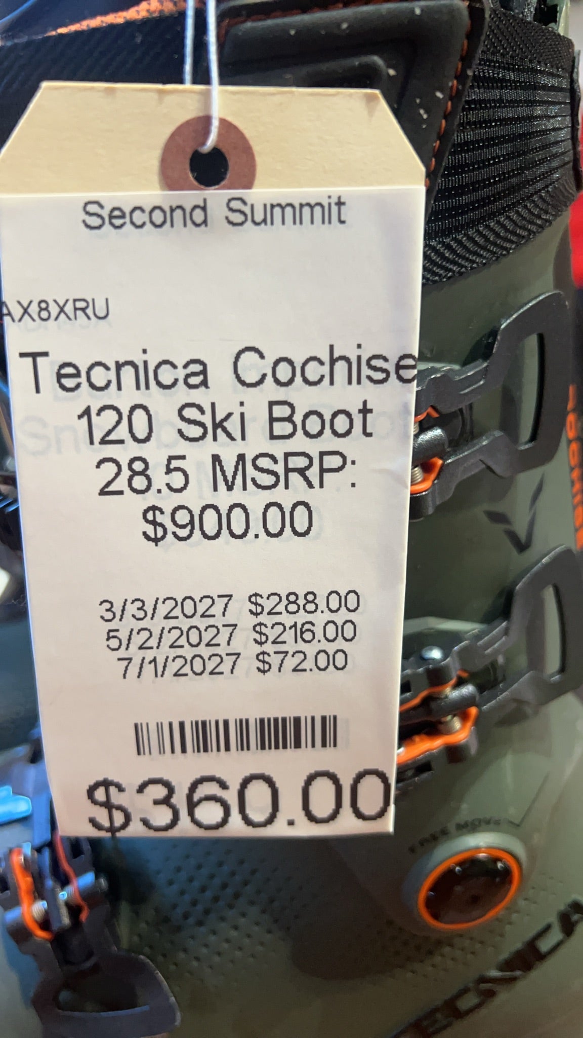 Tecnica Cochise 120 DYN Ski Boots Good 28.5