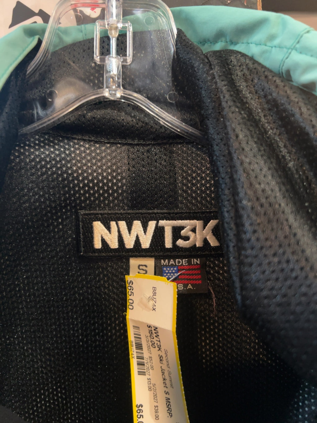NWT3K Ski Jacket Colorblock Good S