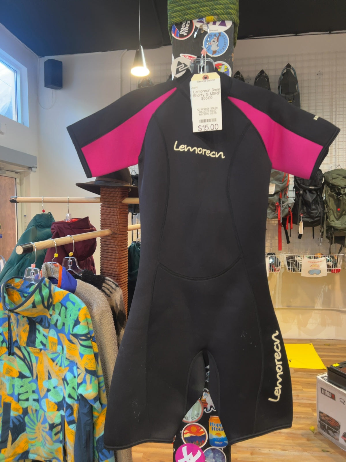 Lemorecn 3mm Shorty Wetsuit Good S