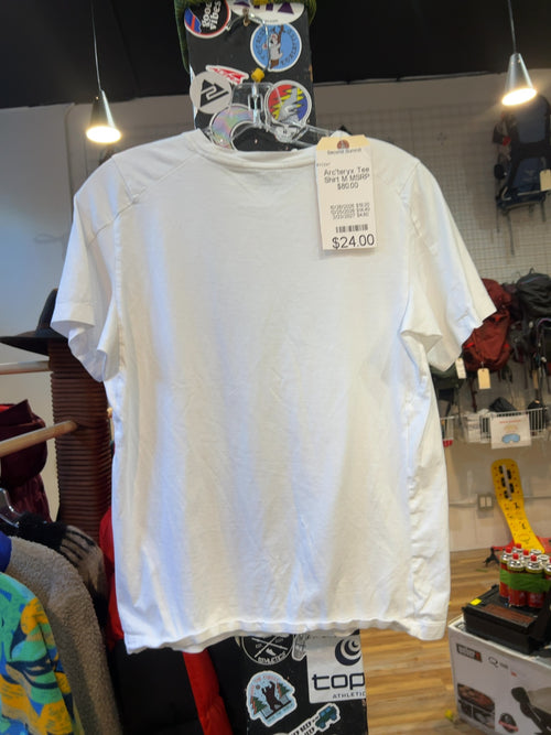 Arc'teryx Short Sleeve T-Shirt White Good M