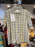 Katin Short Sleeve Plaid Button Up Shirt Good M