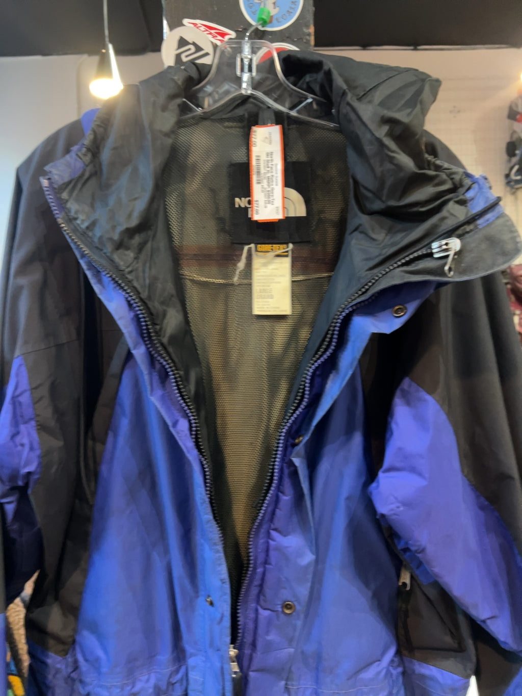 The North Face Retro Gore-Tex Ski Shell Jacket Blue Good XL