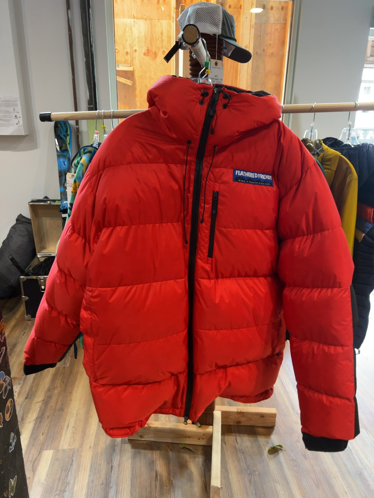 Feathered Friends Khumbu Parka Down Jacket Red Men's XL