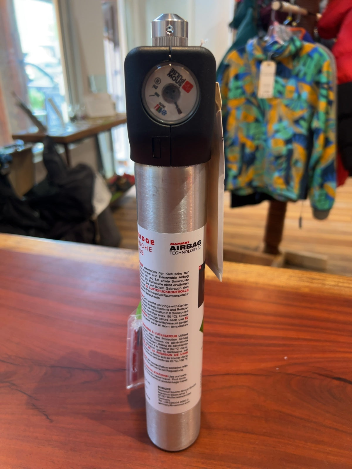 Mammut 207 Bar Refillable Avalanche Airbag Cartridge with Refill Kit