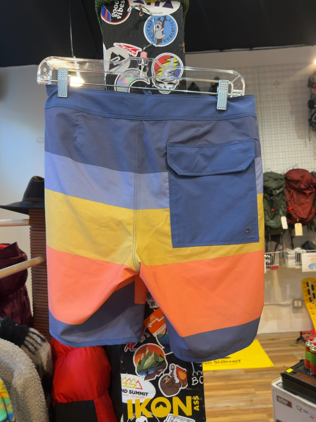 Patagonia Hydropeak Board Shorts Striped Good 28