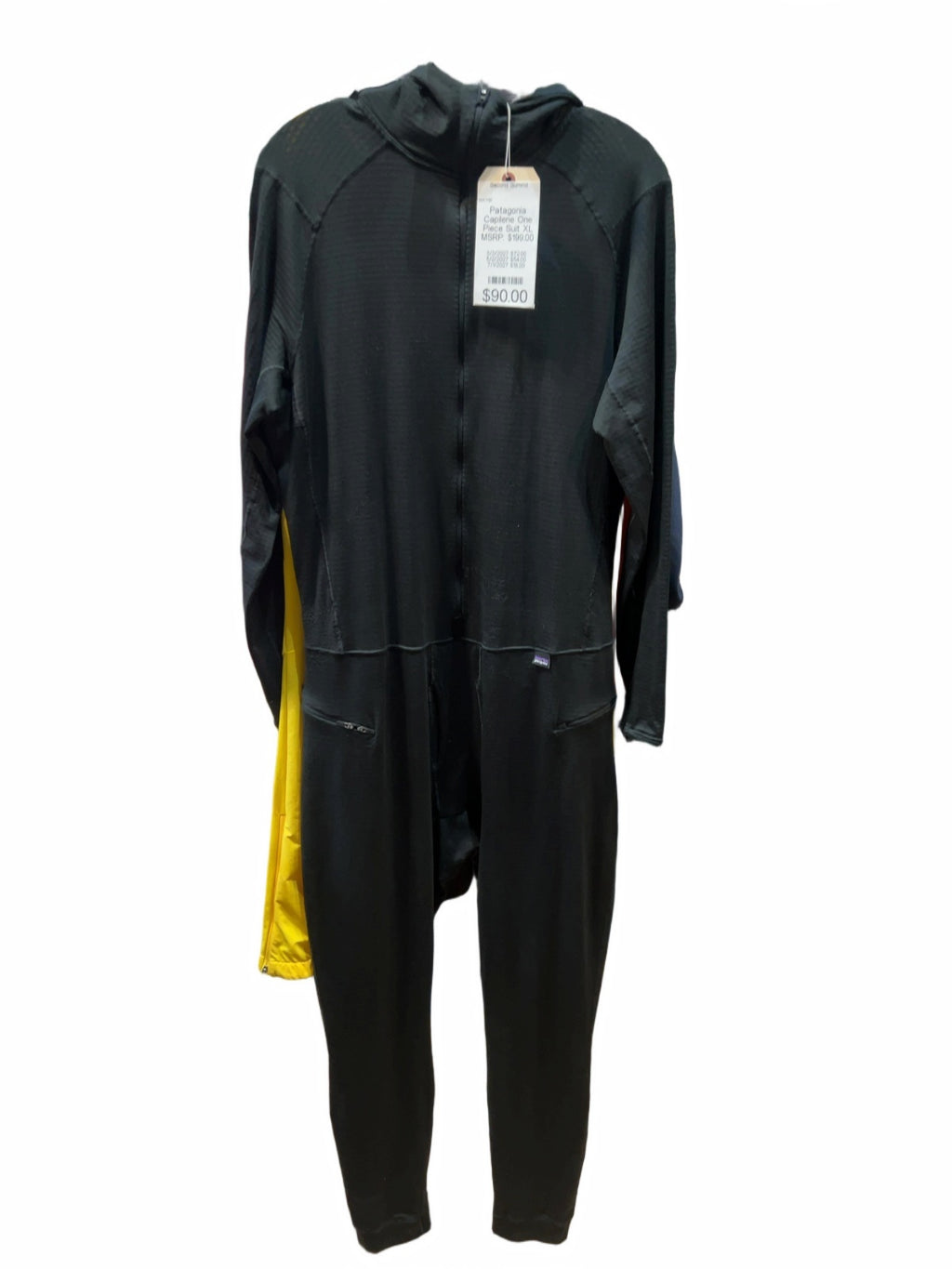Patagonia Capilene Thermal Weight One-Piece Suit Black Good XL