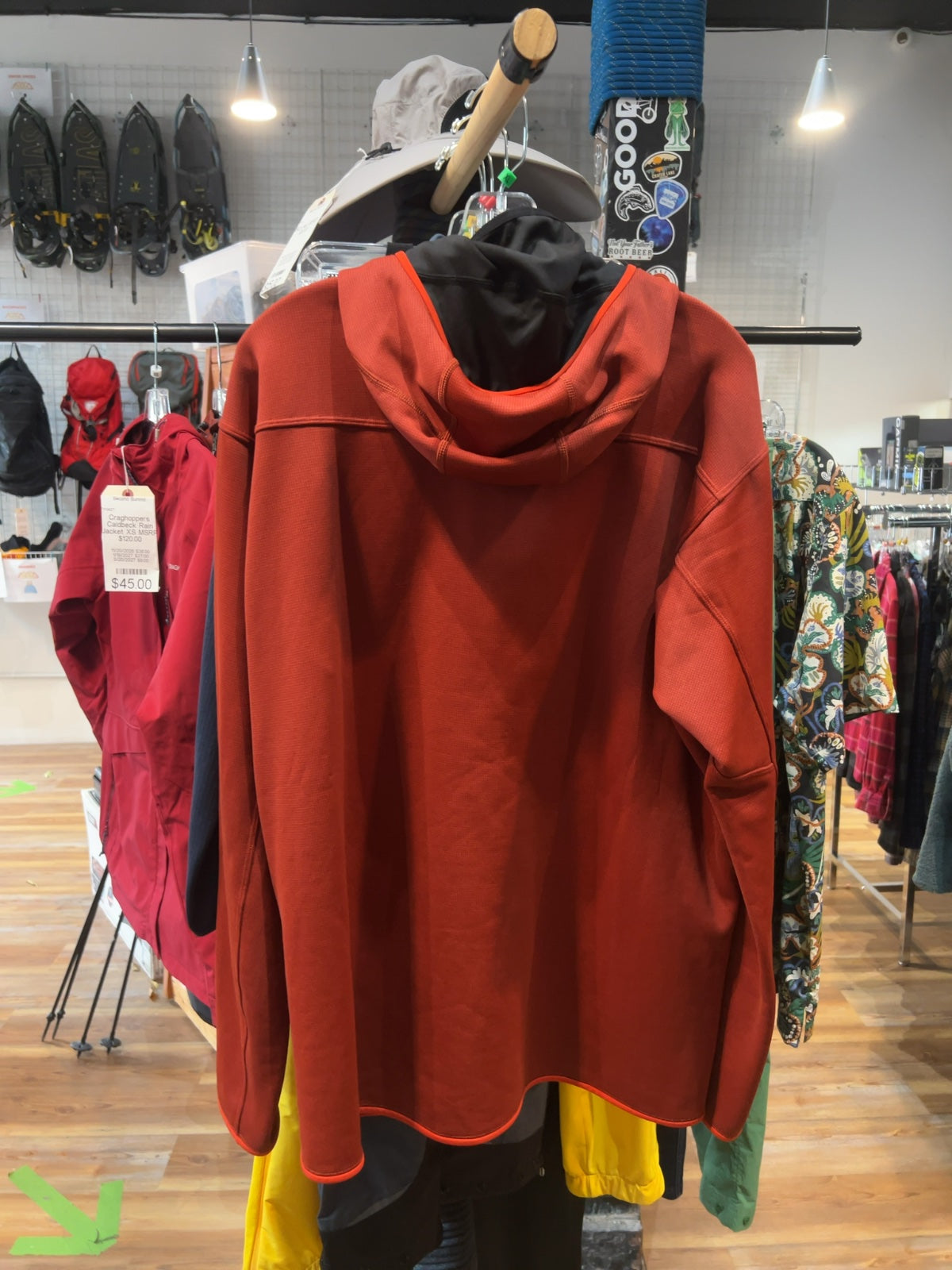 Arc'teryx Fortrez Hoody Fleece Jacket Rust Red XL
