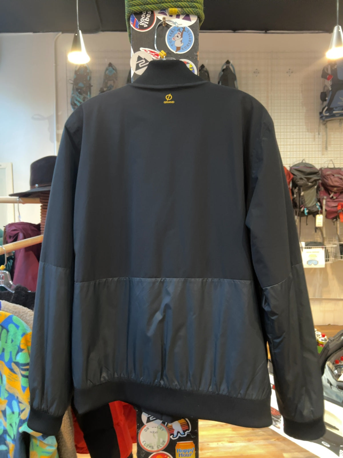 Mountain Hardwear x Cole Haan ZerøGrand Bomber Jacket Black M