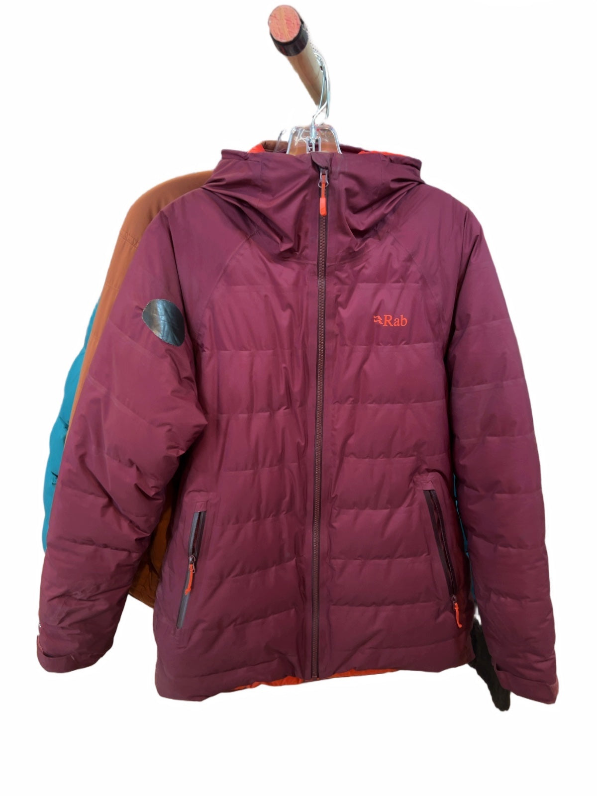 Rab Valiance Waterproof Down Jacket Burgundy Fair M