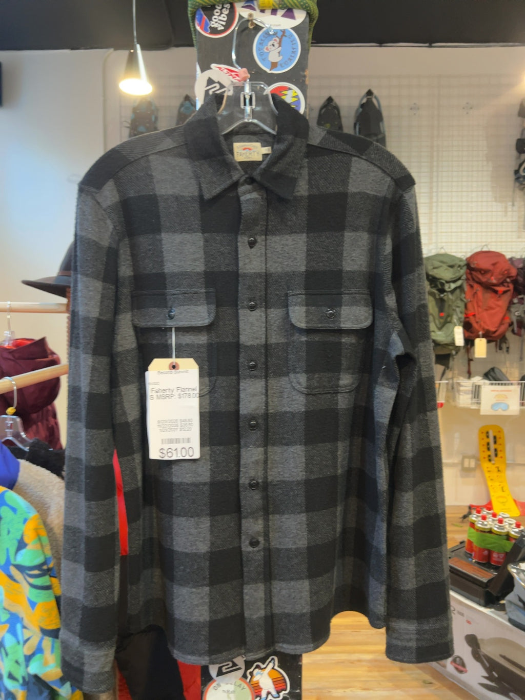 Faherty Buffalo Plaid Flannel Shirt Good S