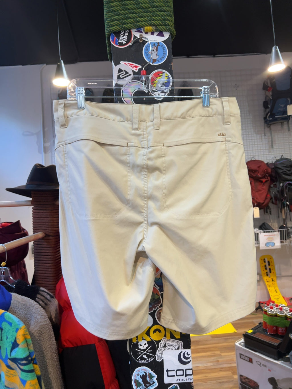 Stio Coburn Shorts Khaki Good L