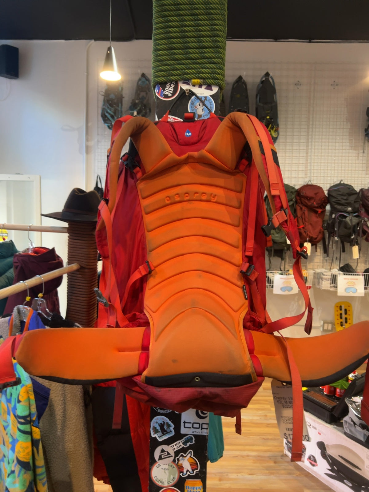 Osprey Variant 52 Climbing Backpack Red Good M
