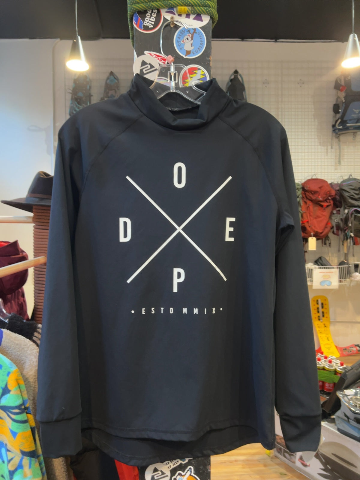 Dope Snow Snuggle Base Layer Top Black Good S