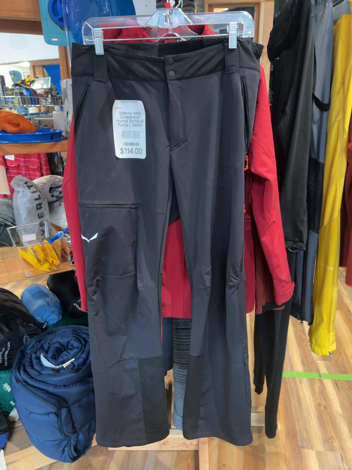 Salewa Sella Durastretch Hybrid Softshell Pants Good L