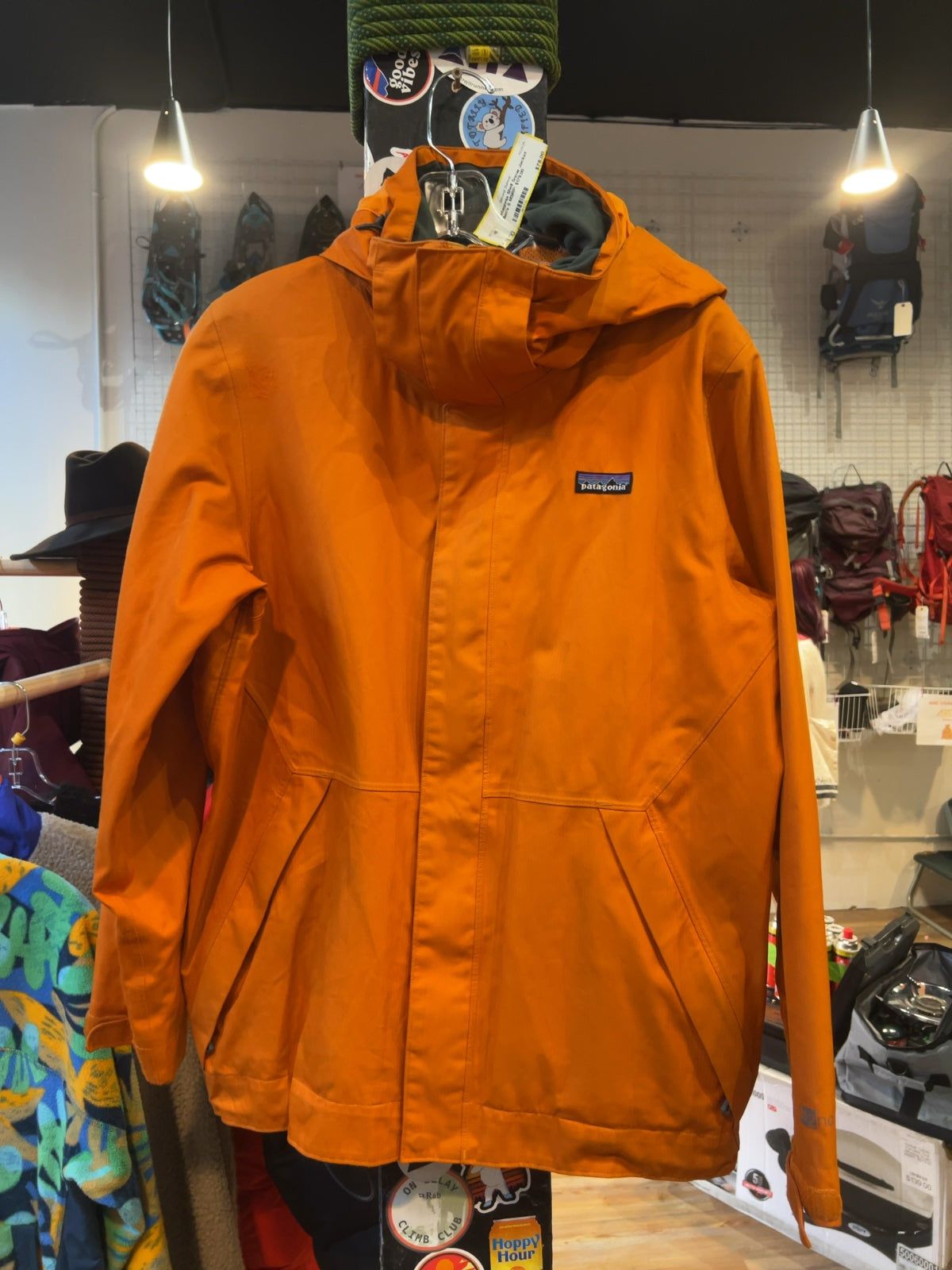 Patagonia Shell Snow Jacket Orange Men's S
