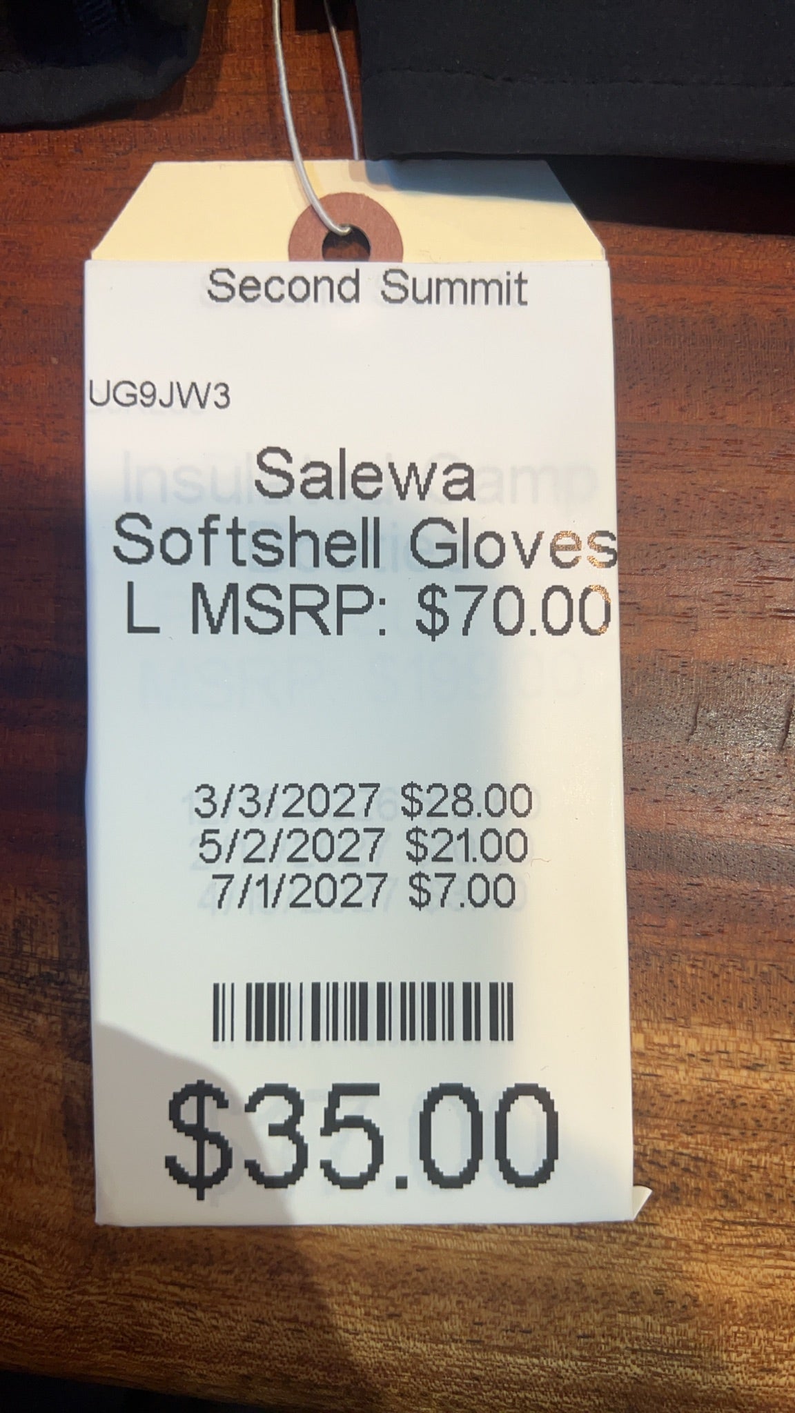 Salewa Softshell Gloves Black Good L