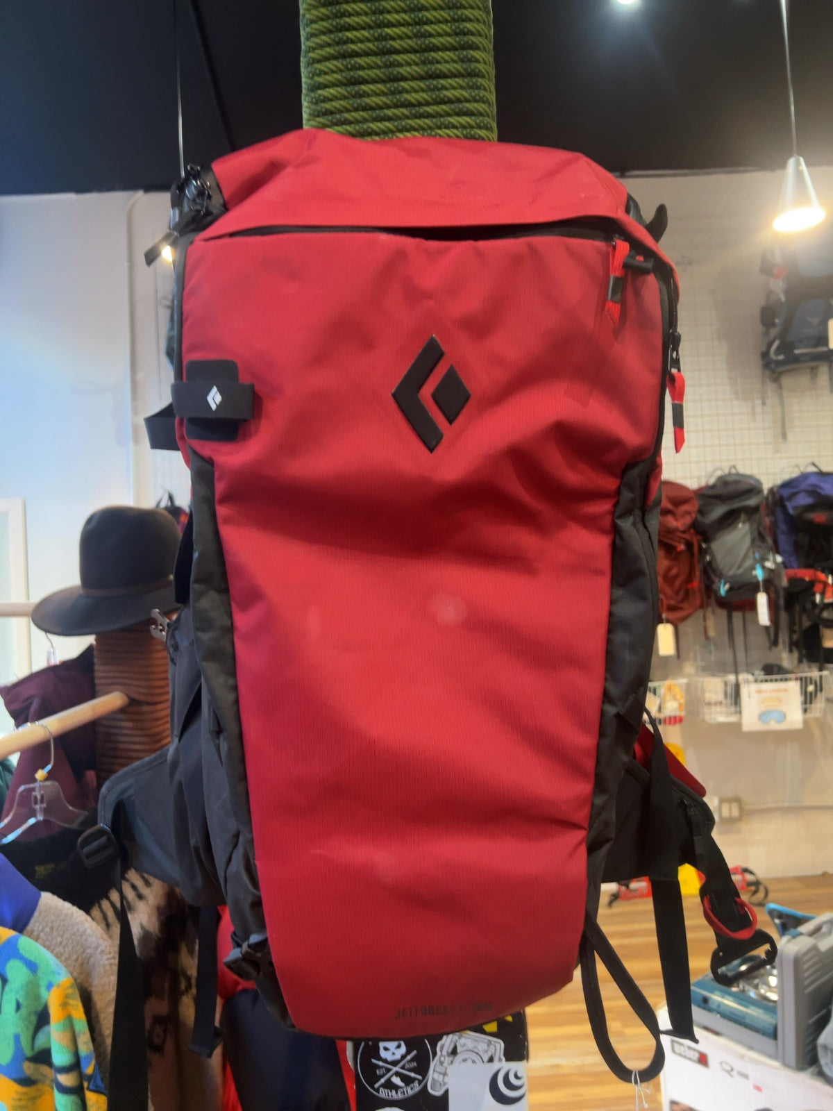 Black Diamond Jetforce Pro 35 Avalanche Airbag Pack Red Good S/M